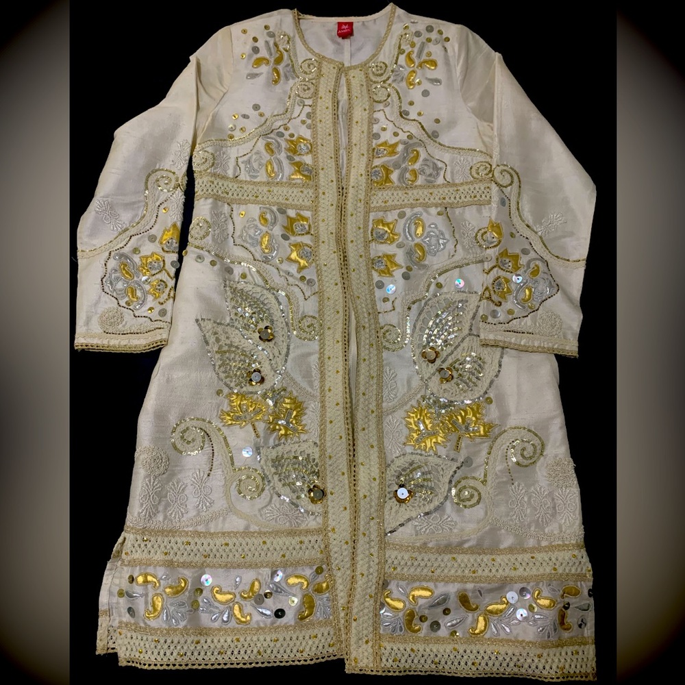 Sandy Starkman Silver and Gold Coat